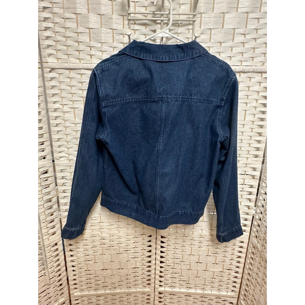 My Weekend Clothes denim jacket women’s size‎ s removable lamb shearing collar - Picture 4 of 10